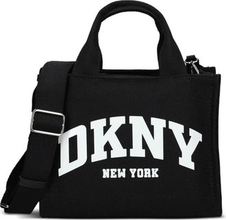 DKNY logo-print tote bag - women - Cotton - OS - Black