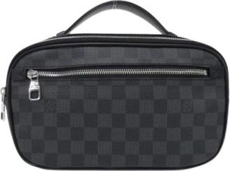 Louis Vuitton Pre-owned Belt Bags, male, Gray, Size: ONE SIZE Pre-owned Vintage Shoulder Bag