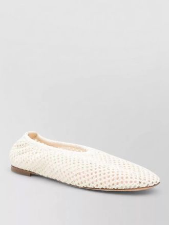Fabiana Filippi loafers flat sole mesh design round toe