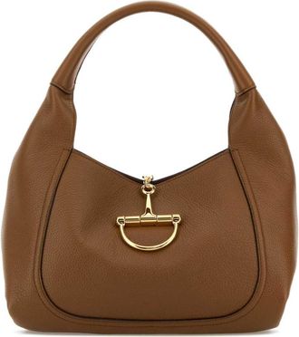 Gucci Brown Horsebit Shoulder Bag