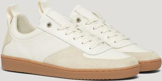 Belstaff Zapatilla Croft Para Mujer Cuero De Napa Blanco Roto Eu 36