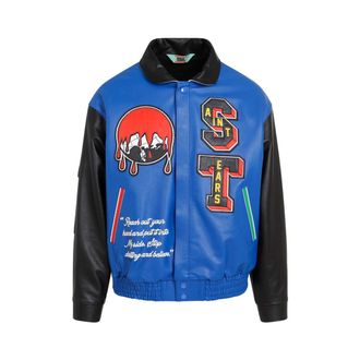 Saint Mxxxxxx Varsity Multi Cowhide Jacket