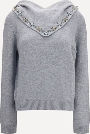 Prada Maglione con sciarpa integrata Woman 42