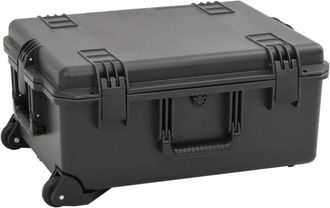 vidaXL Malet&iacute;n Port&aacute;til De Vuelo Pp Negro 62,5x50x28,5 Cm Vidaxl