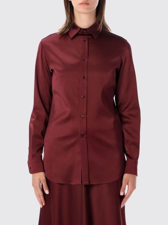 Ralph Lauren Camicia a maniche lunghe in pura seta con colletto classico