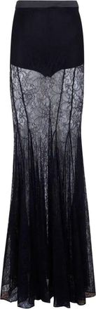 Elisabetta Franchi Long Flamenco Skirt