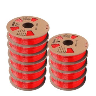 OEM Filamento Para Impresora 3d, Material Ecol&oacute;gico, De Alta Resistencia Y Robustez, Petg-rojo-11kg