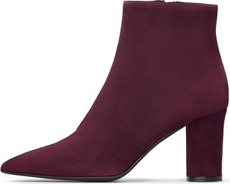Loriblu Stivaletto in camoscio - Dames - Laarzen met Hak - Rood - 36 EU - Su&egrave;de - Schoenen