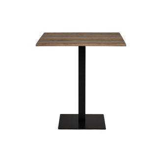 Moloo de centro de roble macizo ahumado 70x70 cm