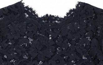 Valentino Lace Blouse - Navy