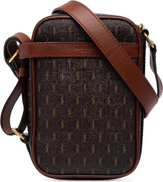 Saint Laurent Pre-owned Saint Laurent Le Monogramme Coated Canvas Pouch Crossbody Unisex RD0MXAYTNNY8SDKF