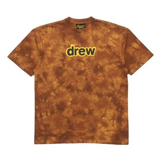Drew House Secret T-shirt Brown Tie Dye DR-SS21-68