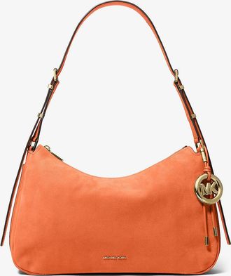 Michael Kors Nolita Medium Nubuck Shoulder Bag