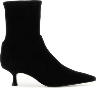 Stuart Weitzman Black Ankle Boots