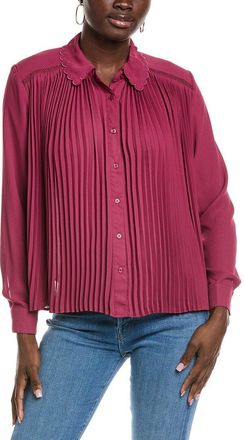 Nanette Lepore Accordion Pleated Shirt