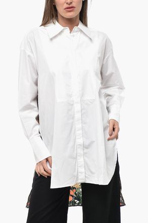 Stella McCartney Camicia LEA in Popeline con Collo Italiano Stella McCartney
