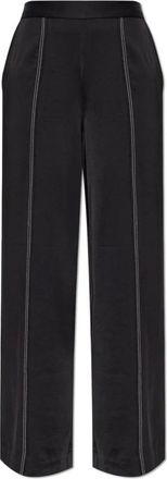 AllSaints Broeken, Dames, Zwart, 2Xs, Leer, Theah Wide Leg Broeken