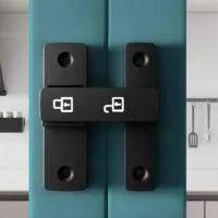 OEM Pestillo Para Puerta Corredera De Granero, Argolla, Pestillo Para Puerta De Valla De Madera, Pestillo Para Ventana, Cerrojo (negro Brillante) - Crezuo