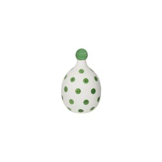 Zafferano Lido - Bottiglia In Ceramica A Pois Verdi Zafferano
