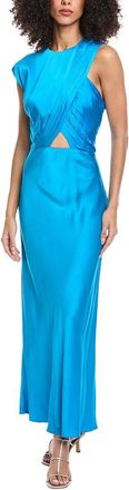 Sandro Silk-Blend Maxi Dress