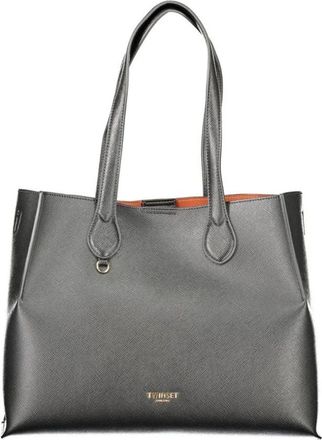 Twinset Bolso Tote Texturizado - Bags - Mujer - Negro - ONE SIZE
