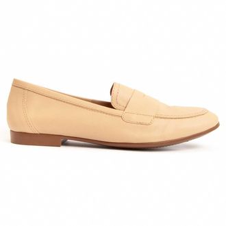 Purapiel Womens Moccasin Moccasia In Beige - Size EU 37