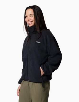 Columbia Womens Columbia Sequoia Grove Full Zip Womens Black Fleece Jackets - Size: 10/8