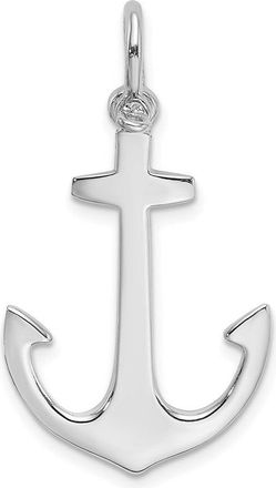 Diamond2Deal 14k Gold 3-D Polished Anchor Charm