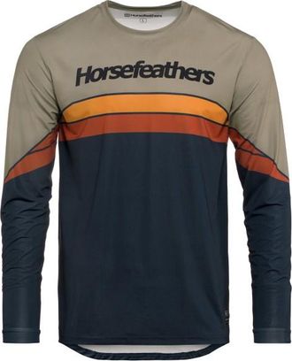 Horsefeathers Quantum L/S Bike Jersey Velotrikot f&uuml;r Herren | blau
