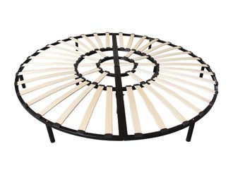 VENTE-UNIQUE.COM Somier de lamas metal negro