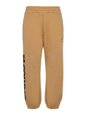 Barrow Cotton Trousers With Side Logo Print