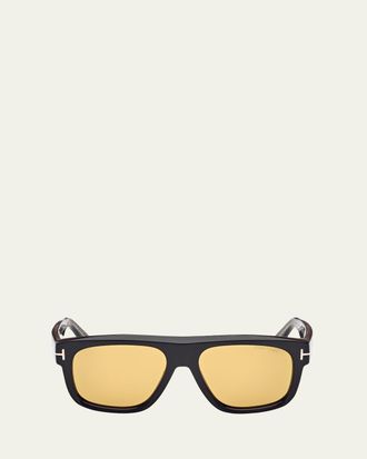 Tom Ford Icon T-Monogram Aviator Sunglasses