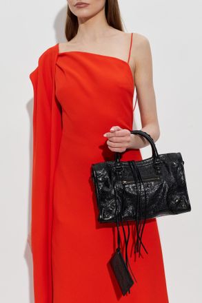 Balenciaga Le City Small Bag, Womens, Black