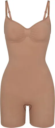 SKIMS Seamless Sculpt Mid-thigh Bodysuit - Light Brown - Xxs (UK4 / Xxs)