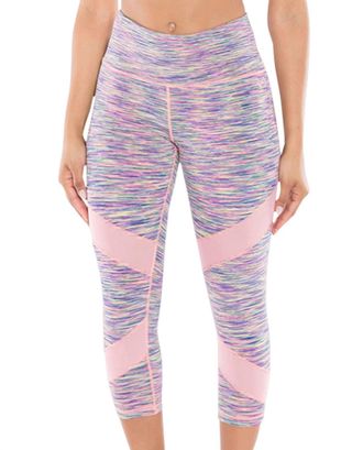 TLF Apparel Space Edge Capri Leggings In Cake