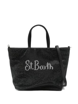 MC2 Saint Barth logo-embellished top-handles tote bag - Black
