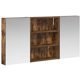 vidaXL Juego De Muebles De Ba&ntilde;o Con Estante 3 Pcs 100 X 10,5 X 50 Cm Vidaxl