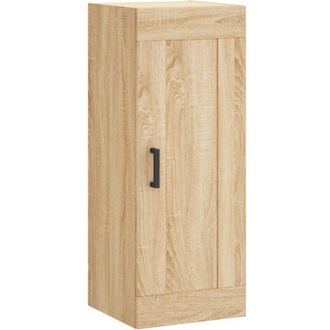 vidaXL Armario De Pared Madera Ingenier&iacute;a Roble Sonoma 34,5x34x90 Cm Vidaxl