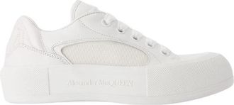Alexander McQueen Sneakers - Dames - Sneakers - Wit - 38 EU - Leer - Schoenen