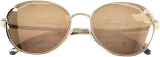 Chanel Pre-owned Accessories, female, Yellow, Size: ONE SIZE Pre-owned Plastic Sunglasses
