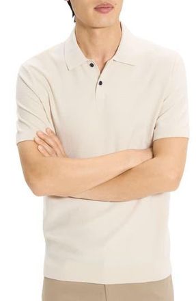Theory Soris T-Light Polo in Alabaster at Nordstrom Rack, Size X-Large