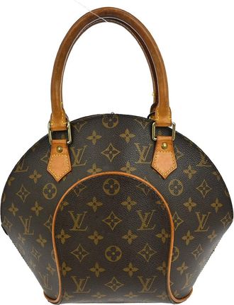 Louis Vuitton Ellipse Bag Monogram Canvas Brown Canvas Handbag (Pre-Owned)
