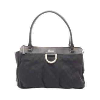 Gucci Pre-owned Handbags, female, Black, Size: ONE SIZE Pre-owned Tote Bag