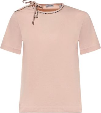 Burberry Mujer, Camisetas, Rosa, Talla: S