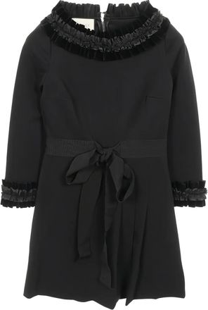 Gucci 2010s frill ribbon dress - Black