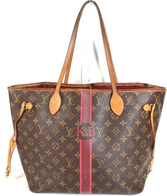 Louis Vuitton Brown Monogram Shoulder Bag Tote Bag (Pre-Owned)