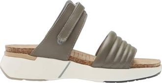Naot WomenS Vesta Sandal In Foggy Grey Leather