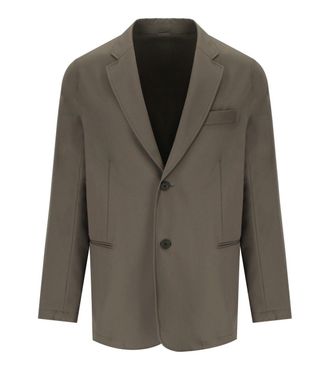 Emporio Armani Travel Essential Brown Single Breasted Jacke