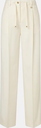Moncler Pleated virgin wool straight pants