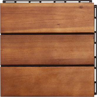 Safavieh Manila Pack Of 10 Wooden Floor Tiles PAT7903
